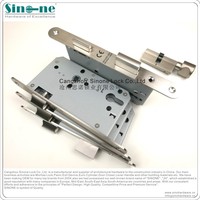 Norme européenne CE feu Mortaise Serrure à guillotine Hafele type serrure de porte OEM pour Hafele usine en Chine EN12209/ DIN18250/DIN18251