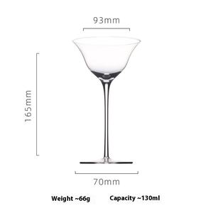 بيع بالجملة بار خاص مصنوع يدوياً مستدام كوب كوكاتيل زجاجي مارقريت بشعار مخصص إبداعي كريستال عالي مضلع - Product Image 6