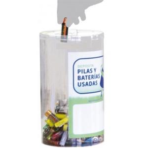 Contenitori PP Maxi da Tavolo per Riciclaggio Batterie 6 L per Pile e Batterie Usate - Product Image 1
