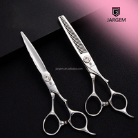 Coffret de ciseaux de coiffure professionnels de luxe 6 pouces en acier VG10 japonais, outils de barbier, kit d'éclaircissement, vente en gros