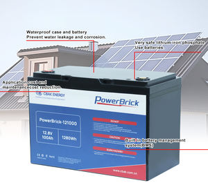 Cbak 12.8v 100ah lifepo4 סוללת ליתיום ברזל מודול 2000 מחזורים ip56 החלפת חבילה מחזור חיים גבוה עמיד סטנדרטי - Product Image 5