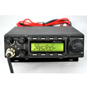 AnyTone AT-SSB(PEP)/FM/AM/PA 모드와 트럭을위한 6666 10 미터 라디오 고출력 대형 LCD 양방향 라디오 디스플레이