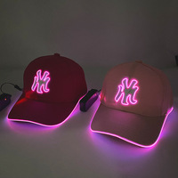 Gorras de Béisbol Luminosas LED de Nuevo Diseño para el Año Nuevo Chino, Navidad, Regreso a Clases y Fiestas de Pascua, Talla Adulto, Gran Venta