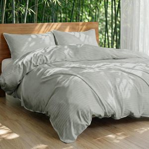 Set di 3 Federe Rinfrescanti per Letto <span class=keywords><strong>Matrimoniale</strong></span> Grande, 100% Fibra di Bambù, <span class=keywords><strong>Copripiumino</strong></span> Adesivo Liscio come <span class=keywords><strong>Seta</strong></span>, Morbido e Traspirante con Cerniera per la Casa - Product Image 1