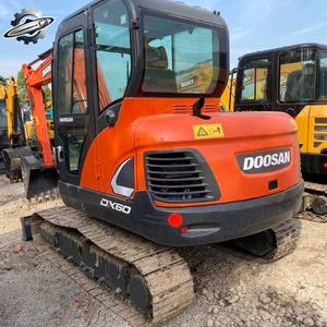 Excavatrice d'occasion DOOSAN dx60, 6 tonnes, mini-excavatrice, machine de chantier, en stock à la vente - Product Image 2