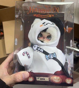 Auténtico LOKIKI Little Pumpkin Rabbit Ghost Love, Tarjeta Colgante <span class=keywords><strong>de</strong></span> Moda, Muñecos <span class=keywords><strong>de</strong></span> Peluche <span class=keywords><strong>de</strong></span> PVC Lindos y Divertidos, Llavero <span class=keywords><strong>de</strong></span> Edición <span class=keywords><strong>de</strong></span> Coleccionista - Product Image 1