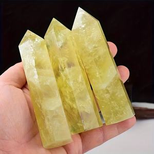 คริสตัลจุดเรียวสีเขียวฟลูออไรต์คุณภาพสูงขายส่ง หินธรรมชาติสำหรับตกแต่งบ้านและของขวัญวันหยุด - Product Image 2