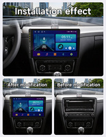Autoradio multimédia BQCC ANDROID 2 Din 9 pouces avec navigation GPS, écran partagé, aide au recul, placement sur tableau de bord