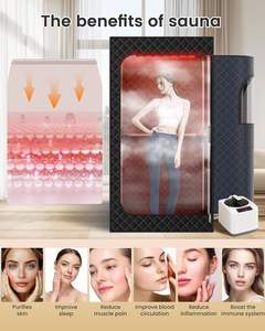 Carpa de Sauna Portátil Aislada para 1-2 Personas, Precio al por Mayor, Sauna de Vapor para Uso Doméstico, Personalizable OEM para el Cuidado de la Piel y Relajación - Product Image 5