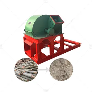 Factory price Wood Block Crusher and Waste Wood Crusher Machine for Sale and Small Wood Hammer Mill