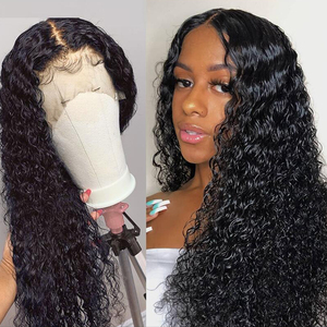 100% pelucas de encaje de cabello humano Natural pelucas 100% atado a mano de pelo Remy indio virginal de la Virgen del pelo cortado de chicas jóvenes - Product Image 5