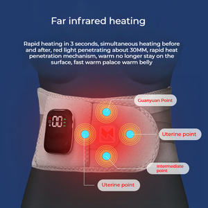 Masajeador Lumbar Inalámbrico con Calor Eléctrico y Vibración para Alivio del Dolor, Cinturón de Masaje para la Espalda Baja y Cintura - Product Image 4