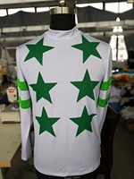 Horshi Soie Comme Cheval Jockey Costume Jockey Pantalon Casquette Pantalon Chemise Racing Standard Costume forJockey
