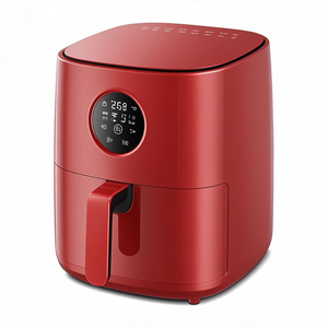 Friteuse à air moderne entièrement automatique à écran tactile numérique, sans huile, multifonctionnelle, électrique, carrée, en plastique, 5,1-6,0 L, 1501-2000 W - Product Image 4