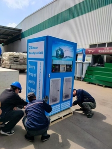 Coin Operated Outdoor <strong>Reverse</strong> Osmosis Fully <strong>Automatic</strong> Pure Drinking Water <strong>Vending</strong> <strong>Machine</strong> - Product Image 4