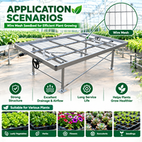 Planche de pépinière populaire en treillis d'acier soudé, durable et anticorrosion, pour la propagation des plantes en serre