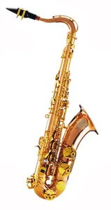 Calidad cobre saxofón tenor saxofón alta F llave OEM