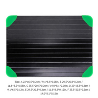 Grande plaque de dégivrage rapide en aluminium pour planche à découper avec boîte cadeau