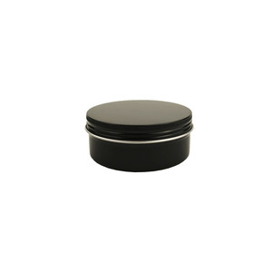 Boîtes en aluminium rondes à double face, noires mates et dorées, avec couvercle, 15g, 20g, 30g, 50g, 80g, 100g, 150g, 60g, 200g, 200ML, 92*45mm - Product Image 1