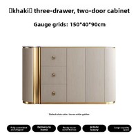 Comptoir d'accueil simple et moderne de luxe léger pour entreprise, salon de beauté, magasin de vêtements, caisse, ou bar d'angle