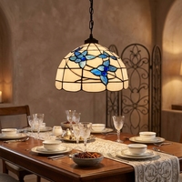 Lustre suspendu artisanal en fer et verre, style arabe marocain rétro, lampe en forme de dôme de taille moyenne pour salle à manger et chambre à coucher