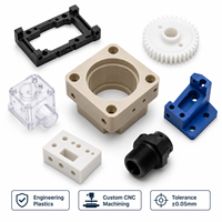 Service de prototypage rapide sur mesure, pièces usinées en plastique, usinage CNC, prototype de pièces usinées en plastique