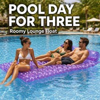 Piscine gonflable portable, lit flottant, matelas pneumatique flottant