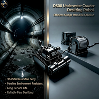 Robot de dragage FORBEST de 800 mm de diamètre, moteur 380V 6000W, boîte de vitesses PLC, corps en acier inoxydable résistant à la corrosion pour une longue durée de vie