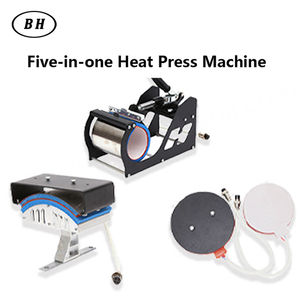En Stock, Máquina de Prensa de Calor 5 en 1, Impresora de Transferencia Térmica para Camisetas, Utilizada para Imprimir en Ropa, Gorras, Telas, Cuero y Tazas - Product Image 6