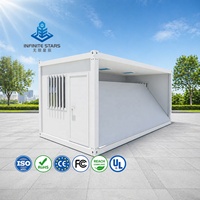 Maison conteneur pliable de style villa de luxe sur mesure de 20 pieds pour l'Australie et la Nouvelle-Zélande, prix direct usine