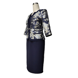 Vestido de Negocios de Dos Piezas para Mujer Geenlinm, Estilo Lápiz de Gasa, Cintura Natural, Formal de Oficina - Product Image 2