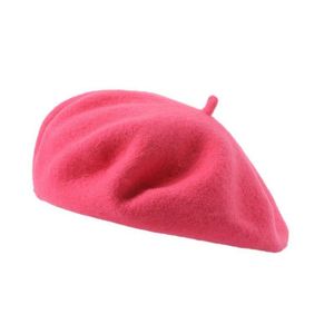 Luxury Wool French <b>Beret</b> Classic Artist Hat Available in 12 Colors Stylish Fashion Accessory for Women and Men - Product Image 4