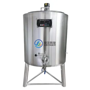 Mesin sterilisasi UHT pasteurisasi tipe pelat 1000l/H komersial mesin semprot untuk botol kaca bir