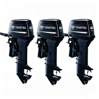 Moteur hors-bord Tohatsu M50D2 M40D2 50HP 40HP 2 temps multicylindre refroidi par eau pour bateau et navire