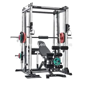 SJ-801 melhor equipamento de fitness marca ajustável prateleira de agachamentos para academia