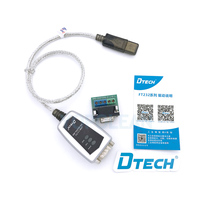 USB 2,0 a RS485 RS422 Serial Converter Cable adaptador FTDI Chip Windows 10 8 7