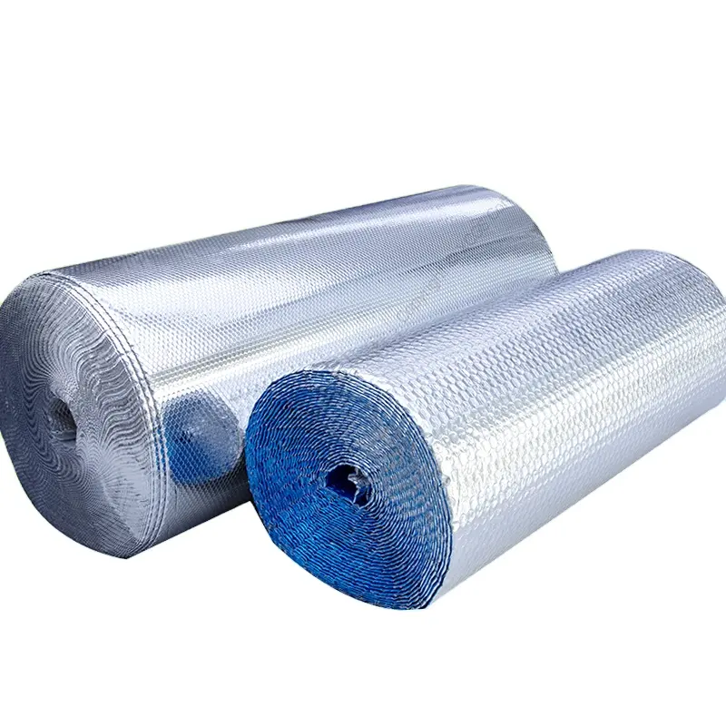 Reflective Soundproof Building Material Heat Shield Aluminum Foil Bubble Roofing Insulated Foil Rolls