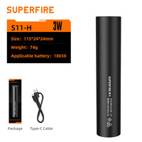 Lampe torche LED rechargeable Superfire S11-H Mini UV 365nm, lampe torche UV 395nm, type de produit : lampes de poche et lampes torche