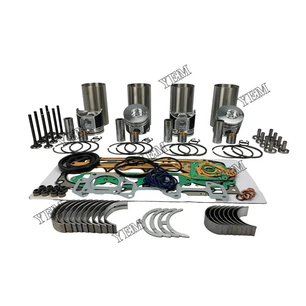 YANMAR 4TNV8 8 PISTON kiti için yeniden KIT FIT motor parçaları revizyon kiti ile