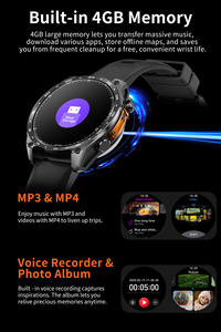 HD300PRO Nouvelle carte <span class=keywords><strong>hors</strong></span> <span class=keywords><strong>ligne</strong></span> GPS montre intelligente DT G1 Deux sangles 1.43 pouces AMOLED écran mémoire 860mAh étanche 3ATM lire la <span class=keywords><strong>vidéo</strong></span> - Product Image 2