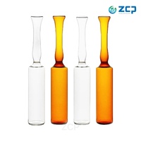 Ampoule en verre transparent [10 ml] Ampoule pharmaceutique en borosilicate de type I pour injection