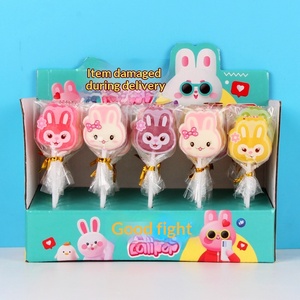 Venta al <span class=keywords><strong>por</strong></span> <span class=keywords><strong>Mayor</strong></span> de 30 Piruletas de Conejito de 15g |   Caramelos con Sabor Afrutado y Recubrimiento Creativo |   Dulces para Niños, Recuerdos para Fiestas de Cumpleaños - Product Image 6
