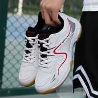 Nouvelles chaussures de badminton/tennis de table unisexes pour l'été, respirantes, avec empeigne en mesh, ultra-légères, amortissantes, antidérapantes, pour la compétition et l'entraînement