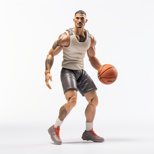 ของเล่นพีวีซีการ์ตูนนักกีฬาสแลมดังก์ของเล่นฟิกเกอร์แอ็กชันฟิกเกอร์สะสมดาวกีฬาสั่งทำ3D - Product Image 4