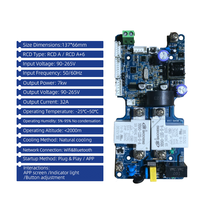 Carte de commande principale PCBA pour chargeur mural de VE 7kW 32A réglable WiFi avec RCD, type A, Plug and Play, fournisseur OEM