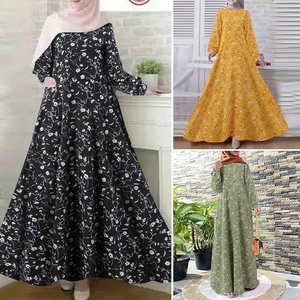 <strong>Traditional</strong> Clothing Accessories <strong>Nigeria</strong> Abaya Women Muslim <strong>Dress</strong> Floral - Product Image 2