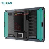 Scanner d'empreintes digitales 2D NFC étanche à haute luminosité de 8 pouces PDA industriel-Tablette PC extérieure robuste Android 13