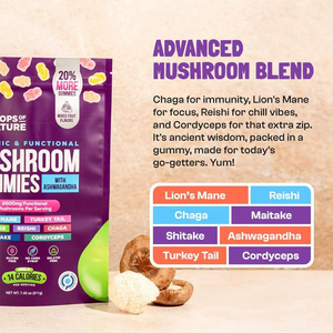 OEM Organic Vegan Ashwagandha y Lion's Mane Mushroom Gummy Bags Nootropic <span class=keywords><strong>Brain</strong></span> Support para adultos <span class=keywords><strong>Memory</strong></span> Focus Vitamins - Product Image 4