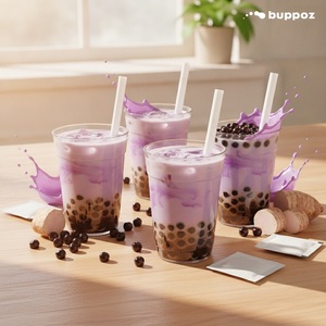 ชุดชงชาไข่มุกเผือก 5 แก้ว/กล่อง - Product Image 6
