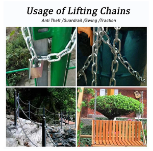 6mm <span class=keywords><strong>8mm</strong></span> 10mm 12mm ASTM G80 Palăng Xích biển chuỗi nhiệm vụ nặng nề nâng Sling hợp kim thép nâng chuỗi với giá bán buôn - Product Image 4